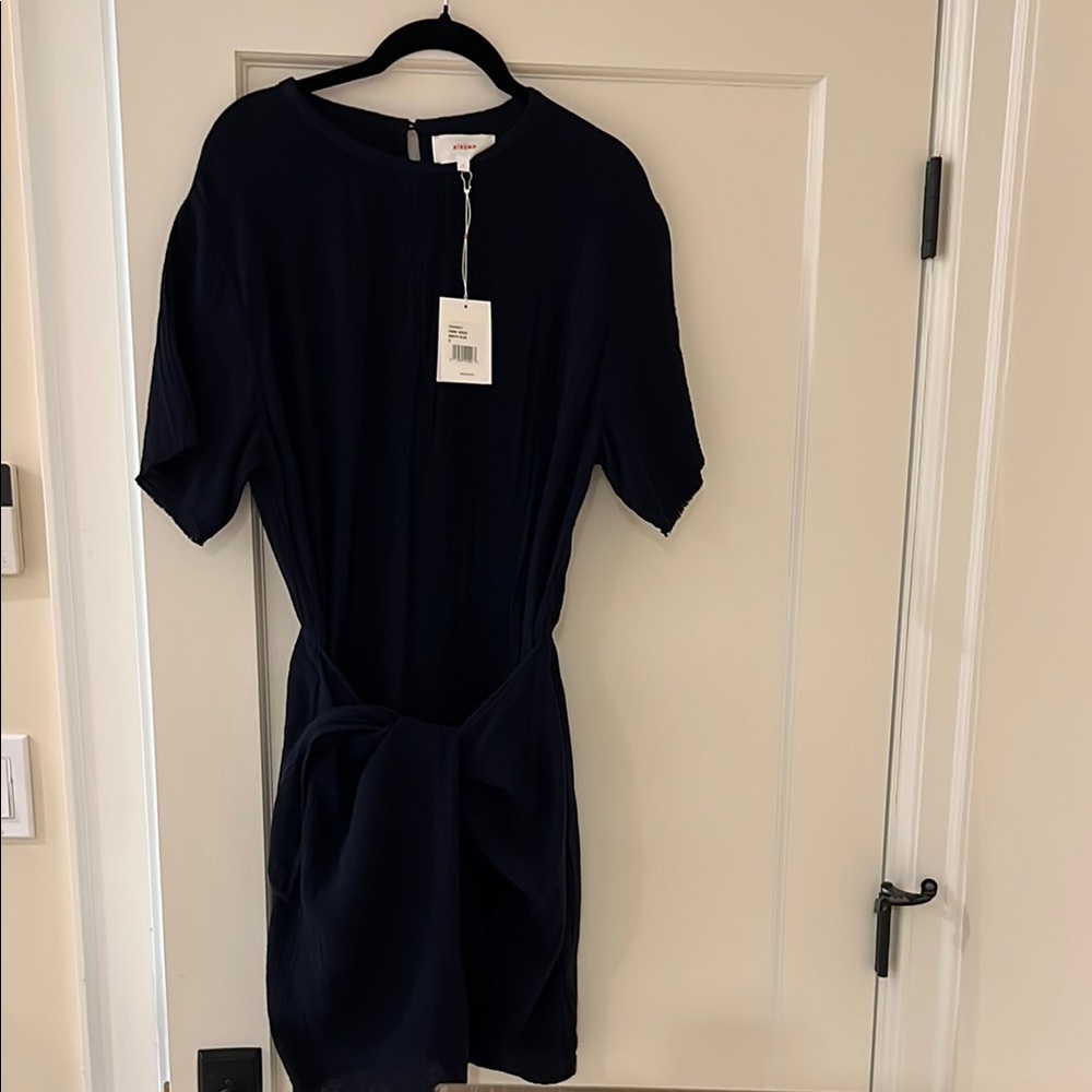 Elegant Navy Dress